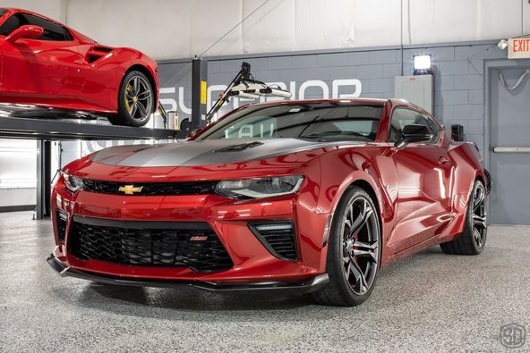 Chevrolet Camaro SS 1LE Detailing, Level 3 Full Correction, Modesta Primer Polish, Wheel & Caliper Protection, Ceramic Coating, PPF to Front Bumper Orlando Florida USA