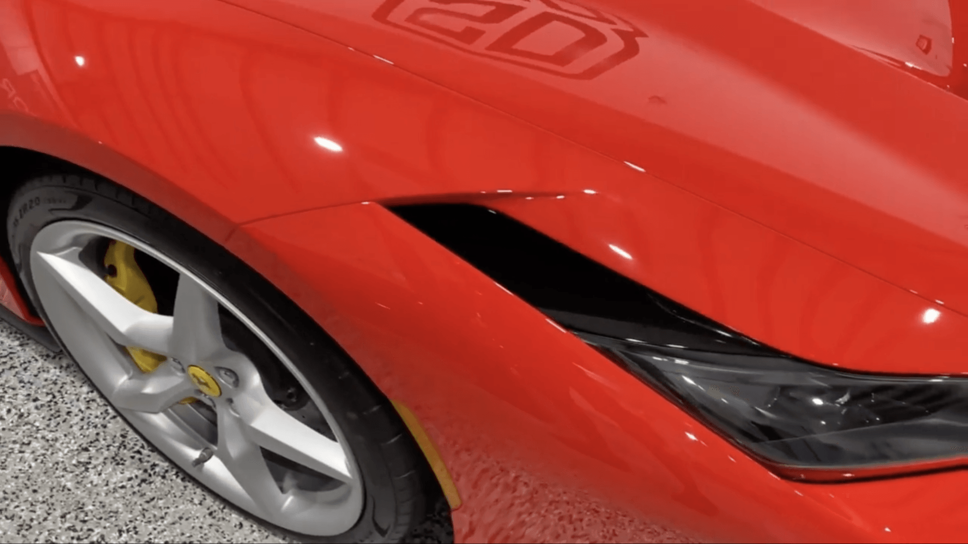 Ferrari F8 Suntek paint protection film, Modesta BC-04 Florida