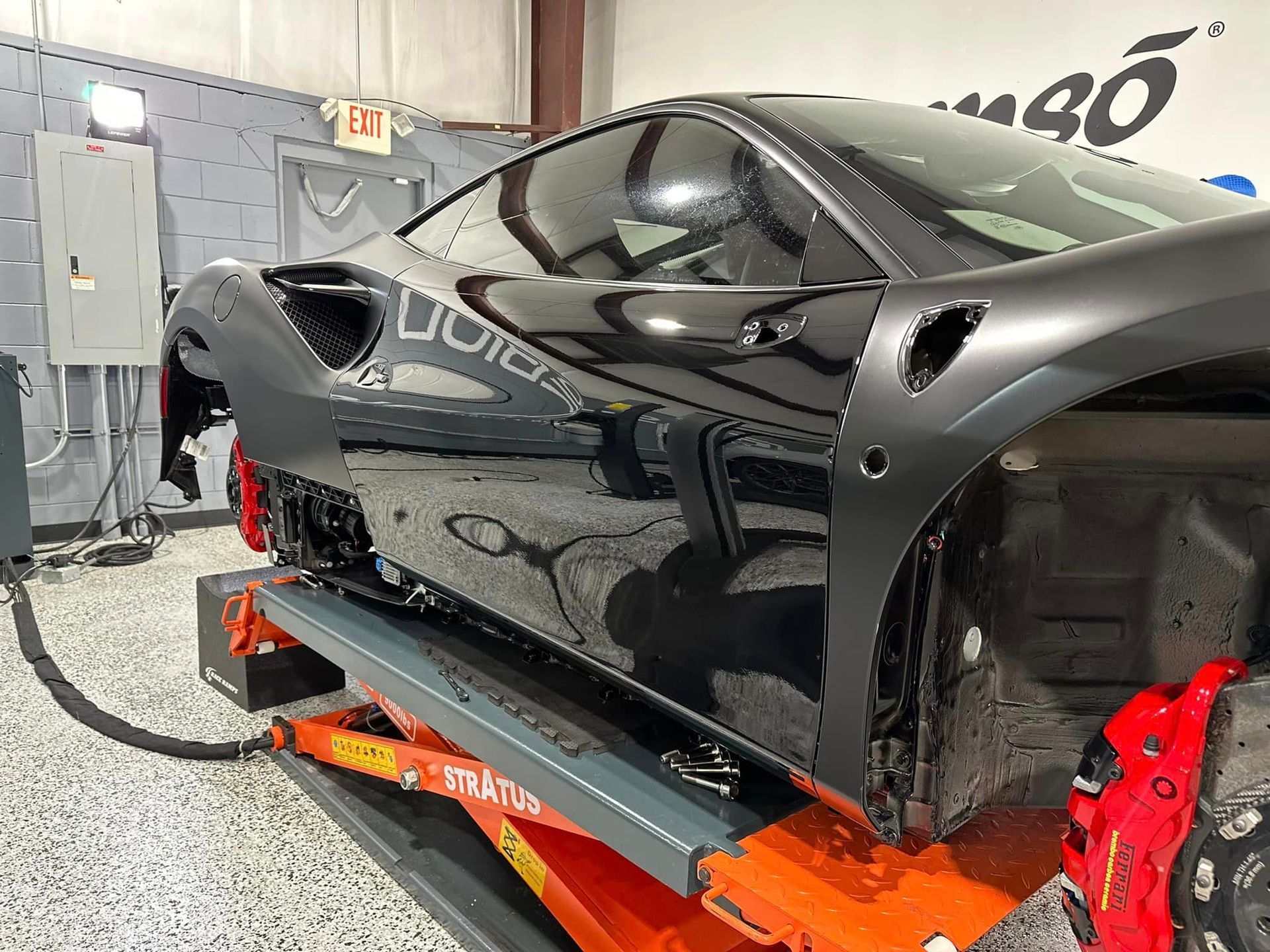 Ferrari F8 Tributo Detailing, Matte Finish before Orlando, FL