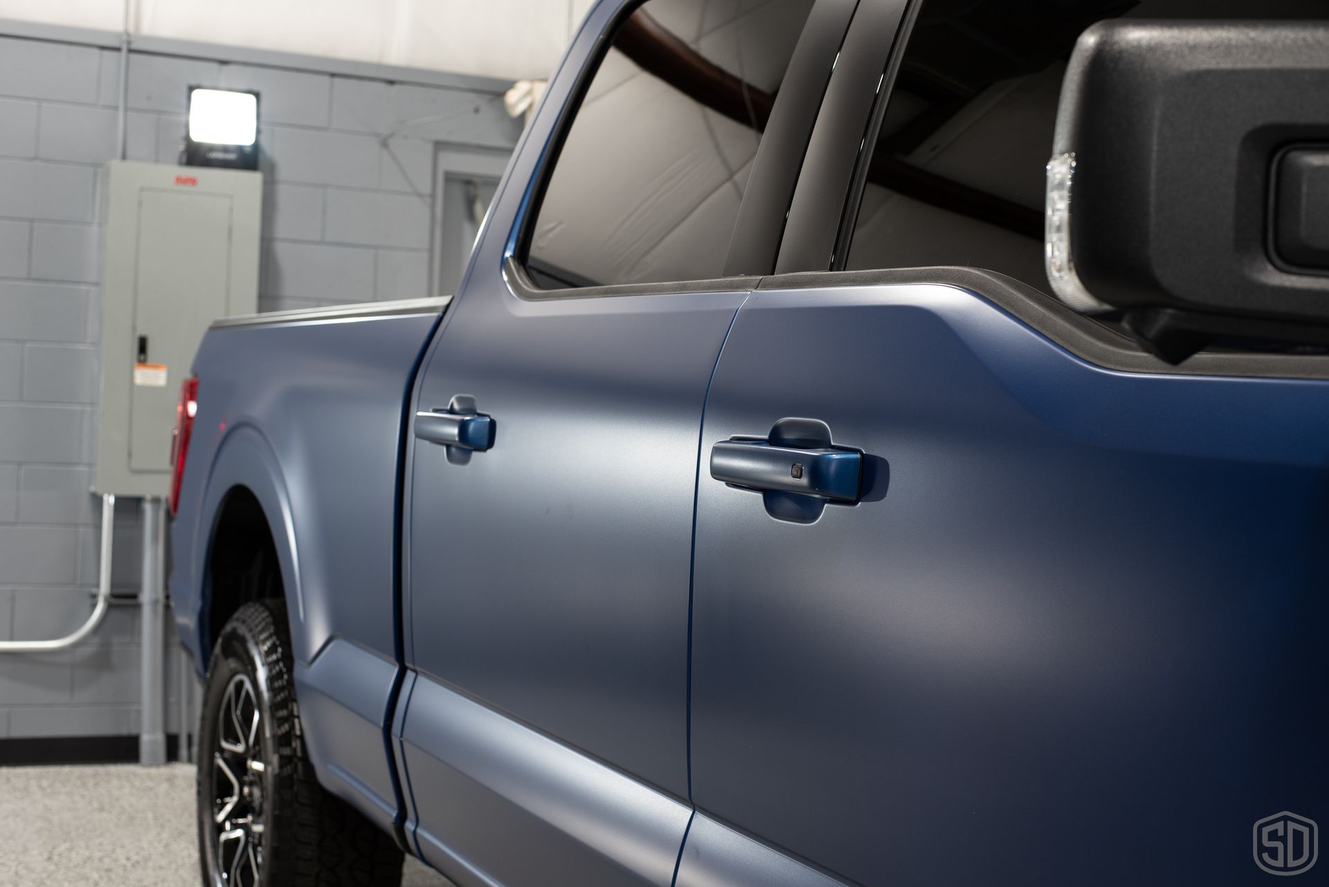 Ford F-150 XLT Supercrew Xpel Matte Paint Protection Film side panel view Florida USA