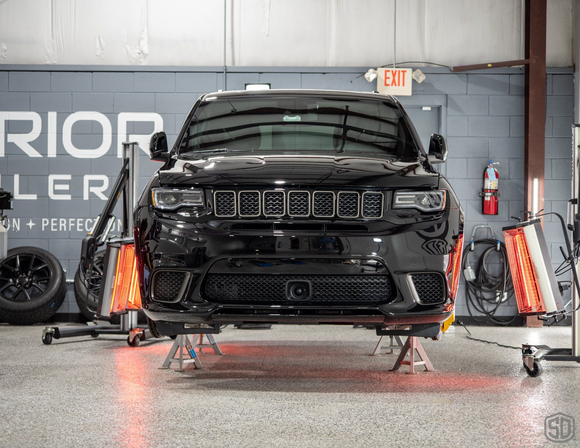Jeep Grand Cherokee Trackhawk High Gloss Correction/ Polish, Exterior Detail and Modesta Coatings Florida