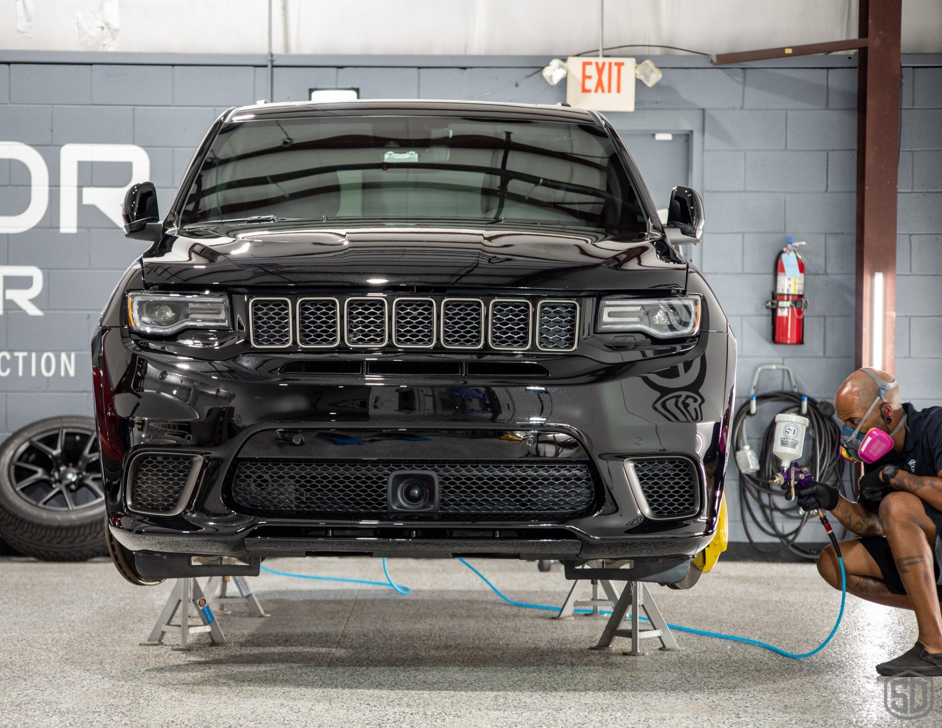 Jeep Grand Cherokee Trackhawk High Gloss Correction/ Polish, Exterior Detail and Modesta Coatings Florida