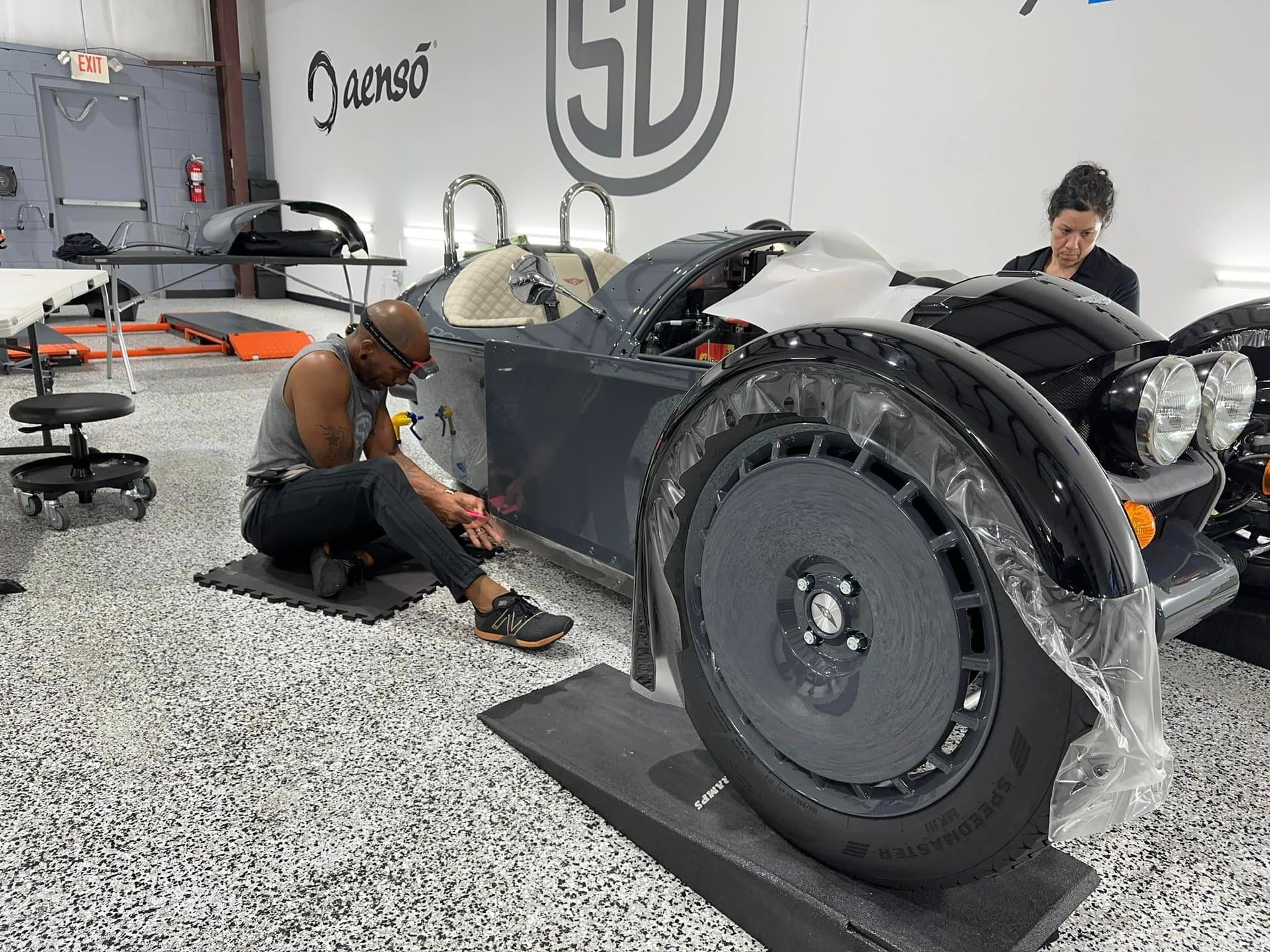 Lots of custom PPF applied to the Morgan Super 3. At SD, our primary mission is to preserve that  pa