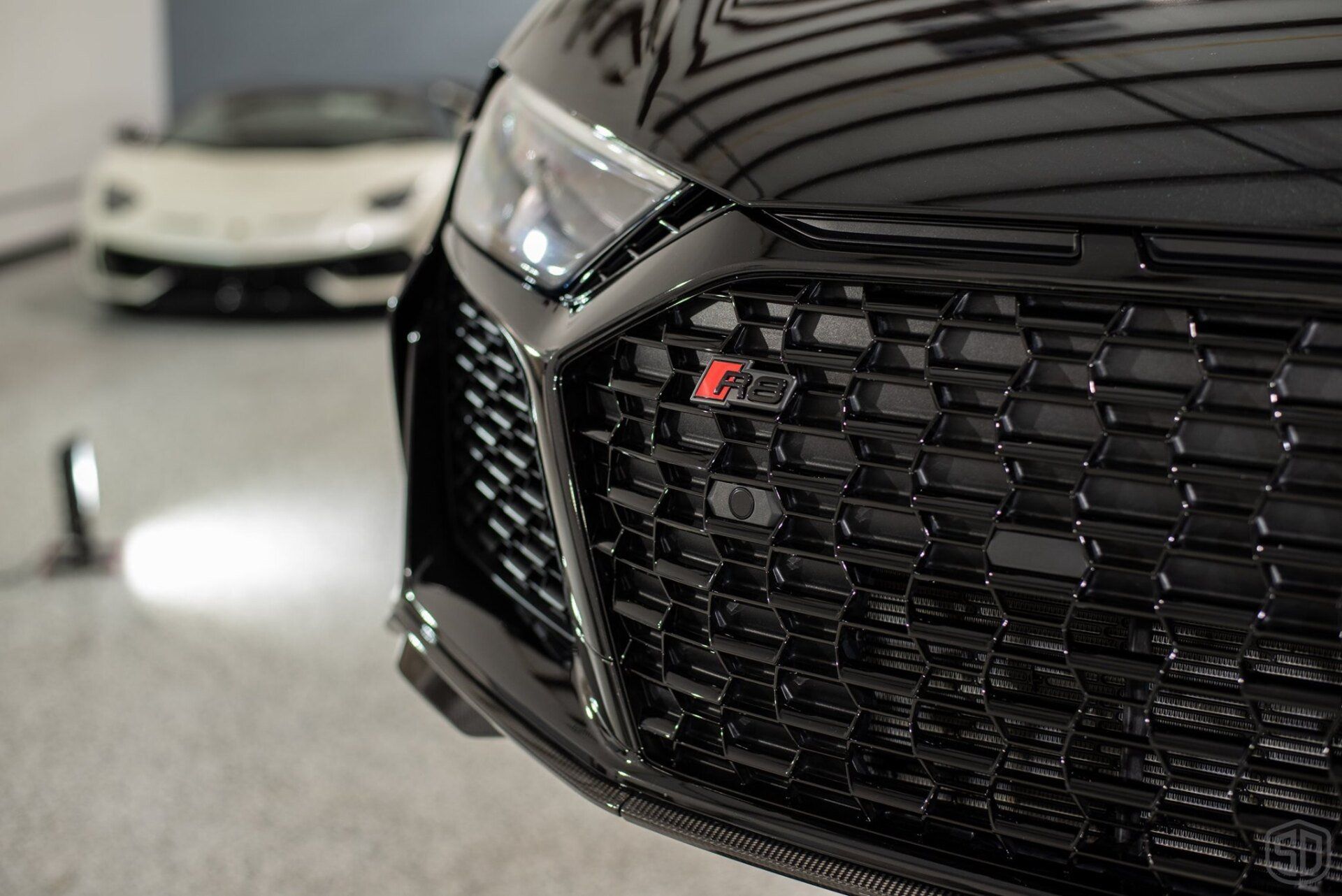 Audi R8 front grille and badge orlando