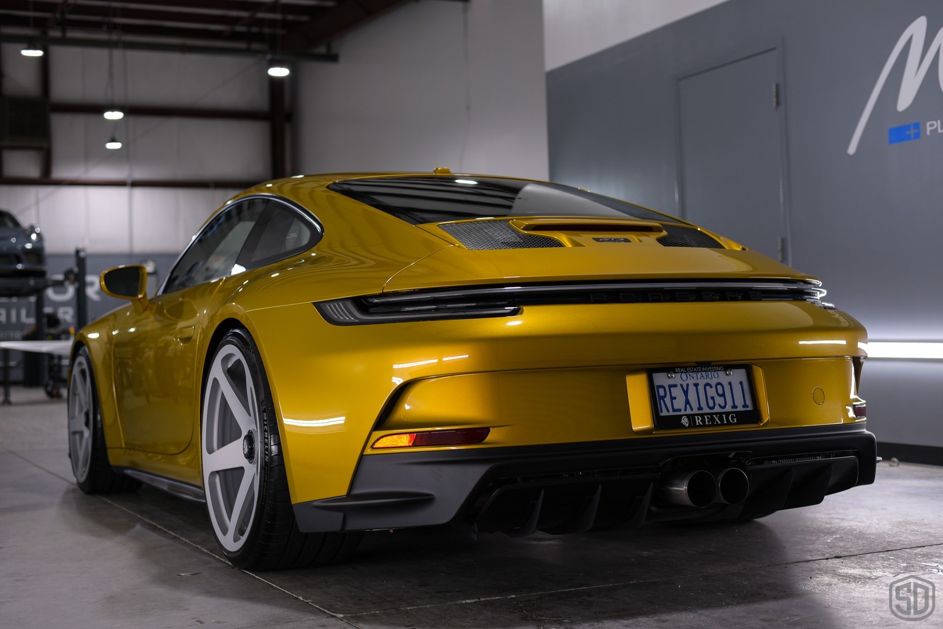 Porsche 911 GT3 Touring Detailing with Aenso Car Care Products rear view Orlando, FL