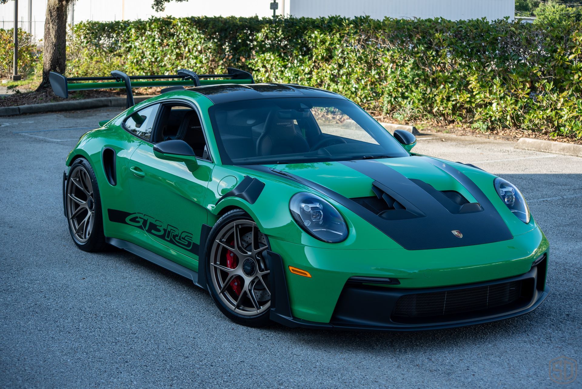 Porsche 911 GT3RS Level 2 Paint Correction, Modesta BC-08 Ceramic Coating, Paint Protection Film to High Impact Areas Orlando, Florida USA