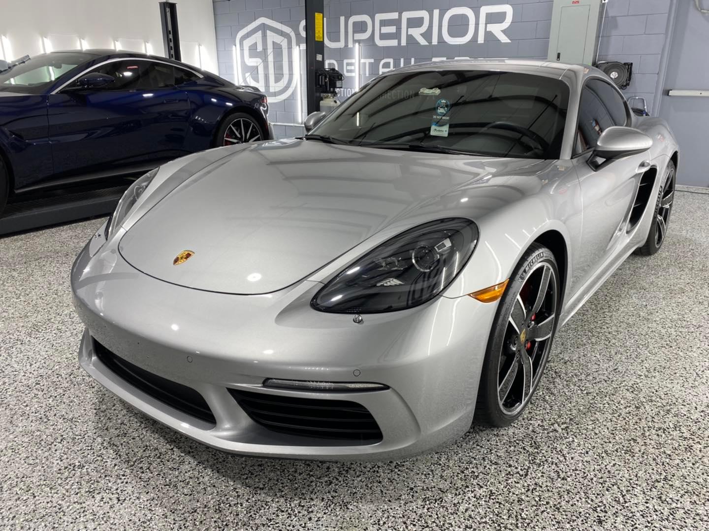 Porsche Cayman S - Level 2 Paint Correction & Full frontal PPF & Modesta BC-08 ceramic coating - Orlando Florida