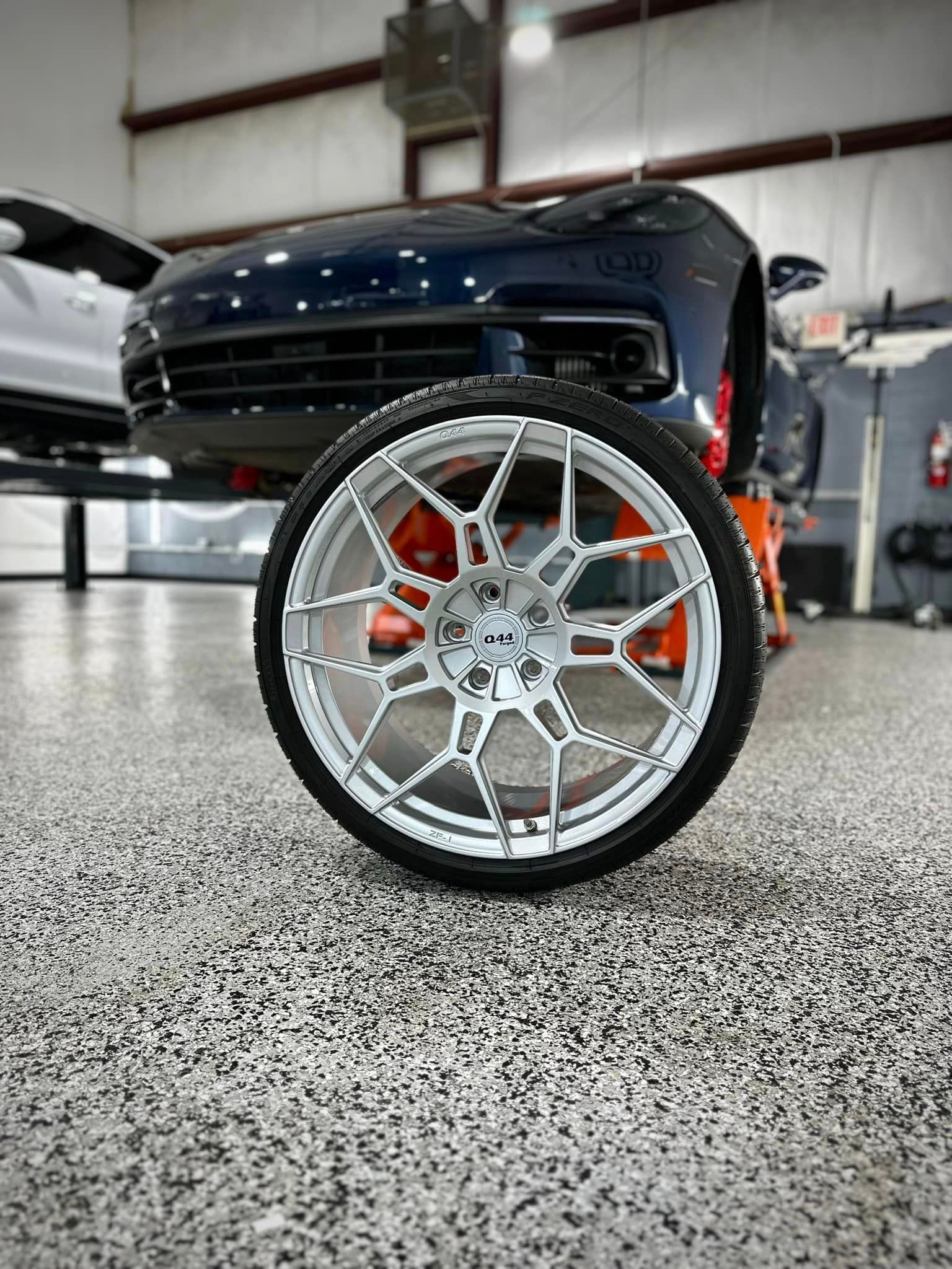 Porsche Panamera New Modesta Coating BC-06 Top Coat wheels off shot Florida