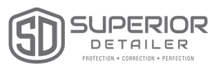 A logo for a company called superior detailer.