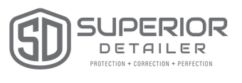 A logo for a company called superior detailer.