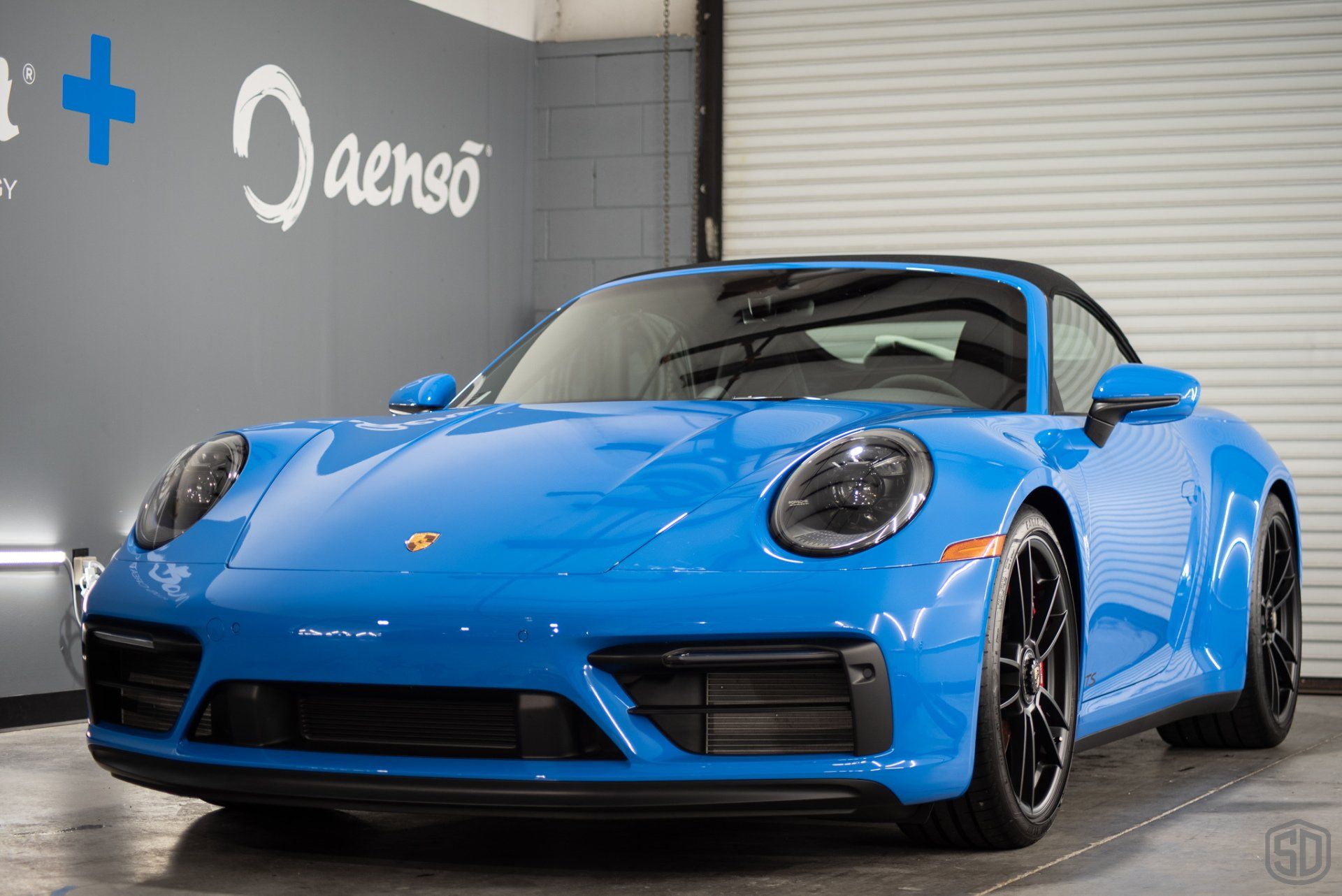 Shark Blue Porsche 911 Carrera GTS Detailing, Paint Correction, Paint Protection Film, Aenso Gleam Spray Sealant Orlando, FL