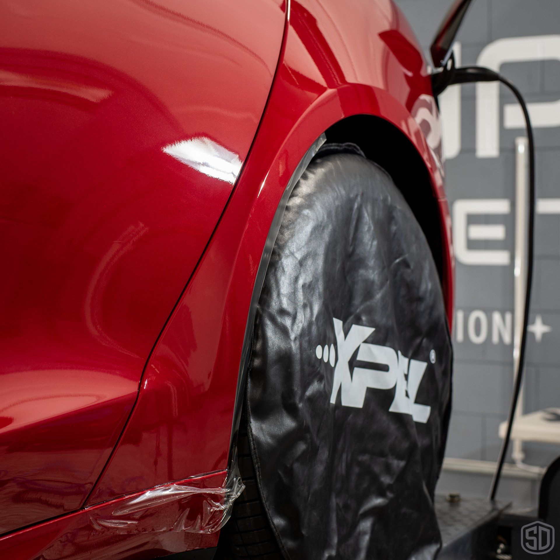 Tesla Model X Plaid Paint Correction Paint Protection Film Modesta Ceramic Glass Coating, Modesta Leather and Wheel Protection Orlando Florida