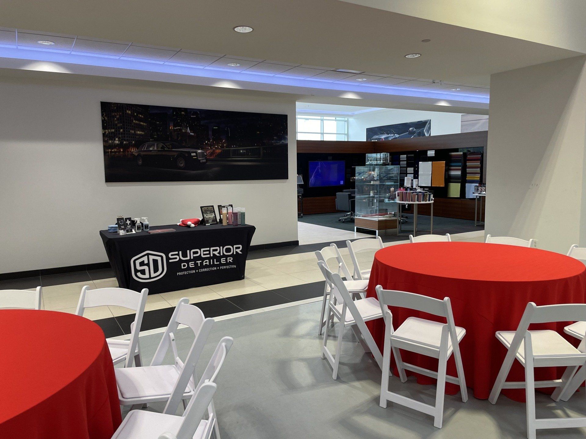 Superior Detailer tabling at Toys 4 Tots Rally Orlando, Florida