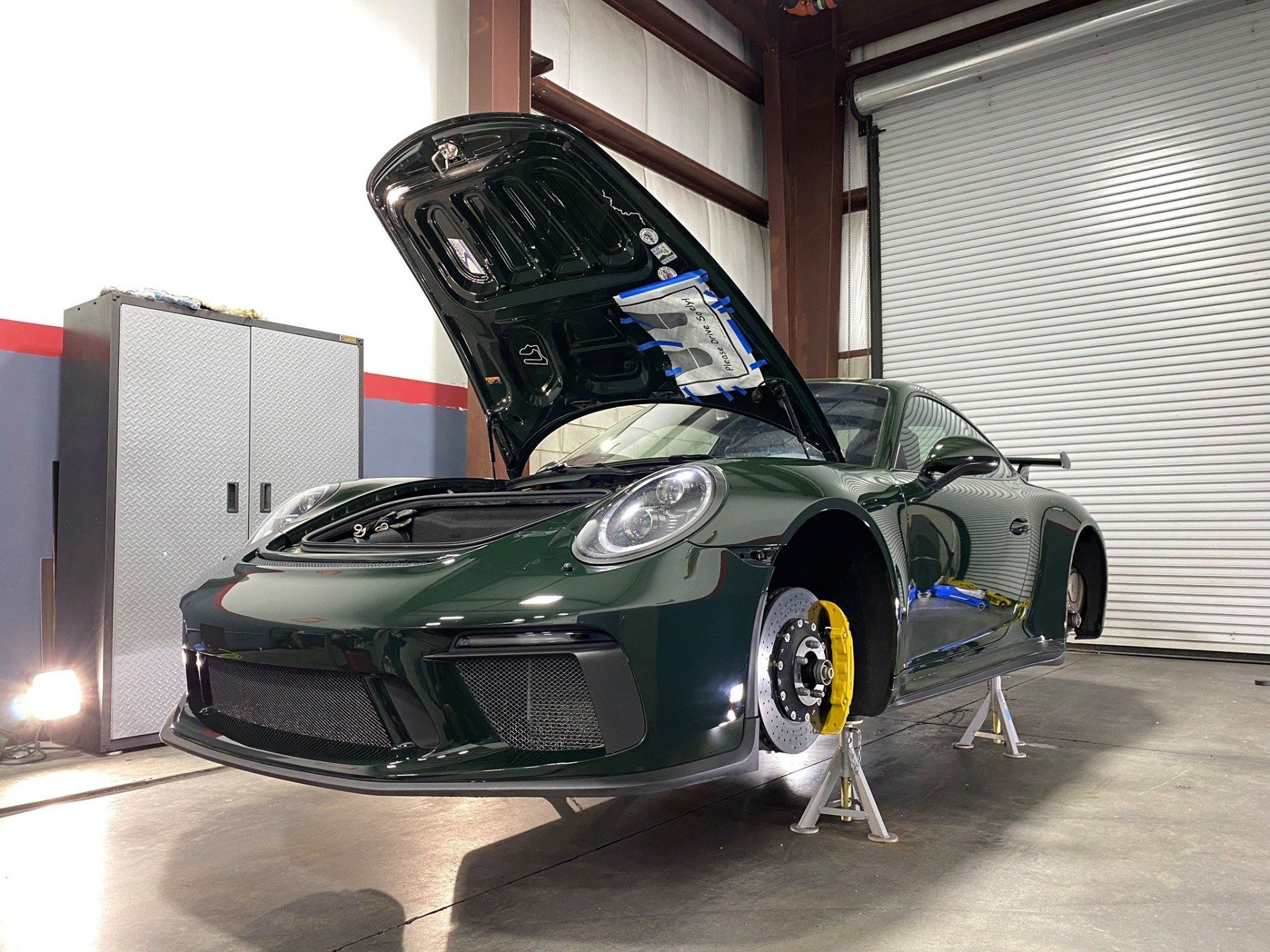 porsche 911 Paint to Sample Wheels off Detail