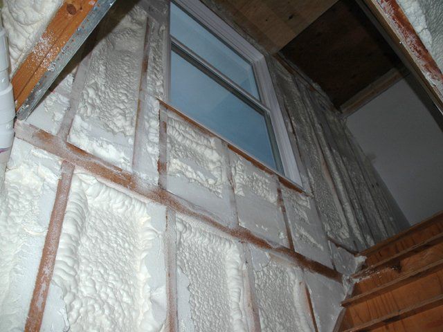 Spray Foam Coating — Around Windows in Shermans Dale, PA