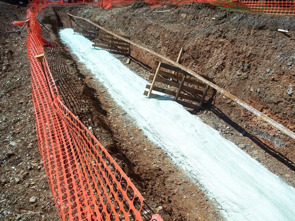 Spray Foam Around Pipes — Insulation Equipment in Shermans Dale, PA