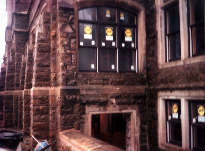 Power Washer — Wall Before Cleaning in Shermans Dale, PA