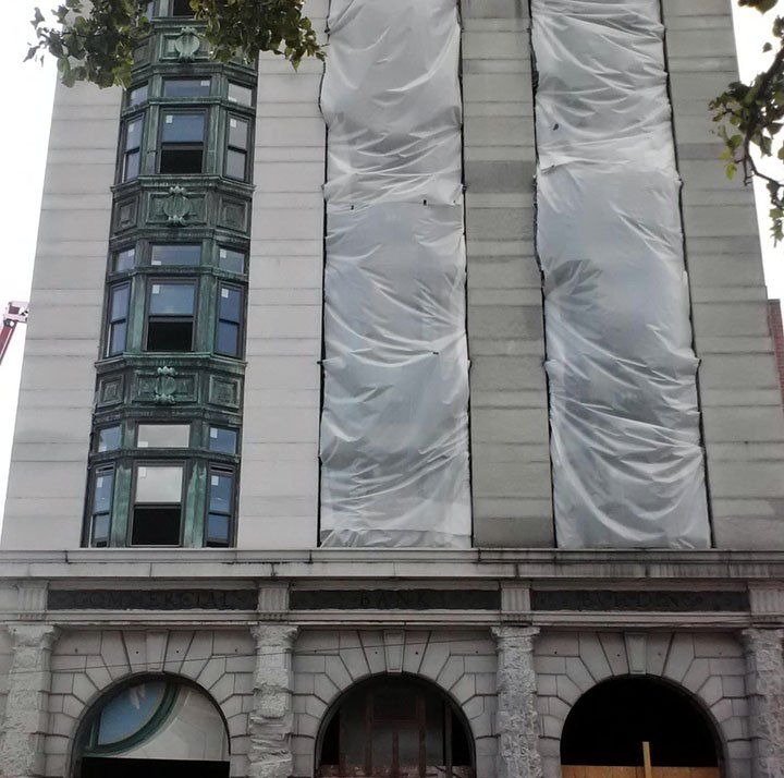 Repointing — Building Wall Under Restoration in Shermans Dale, PA