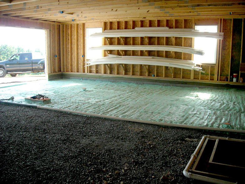Spray Foam Garage Insulation — Garage Area in Shermans Dale, PA