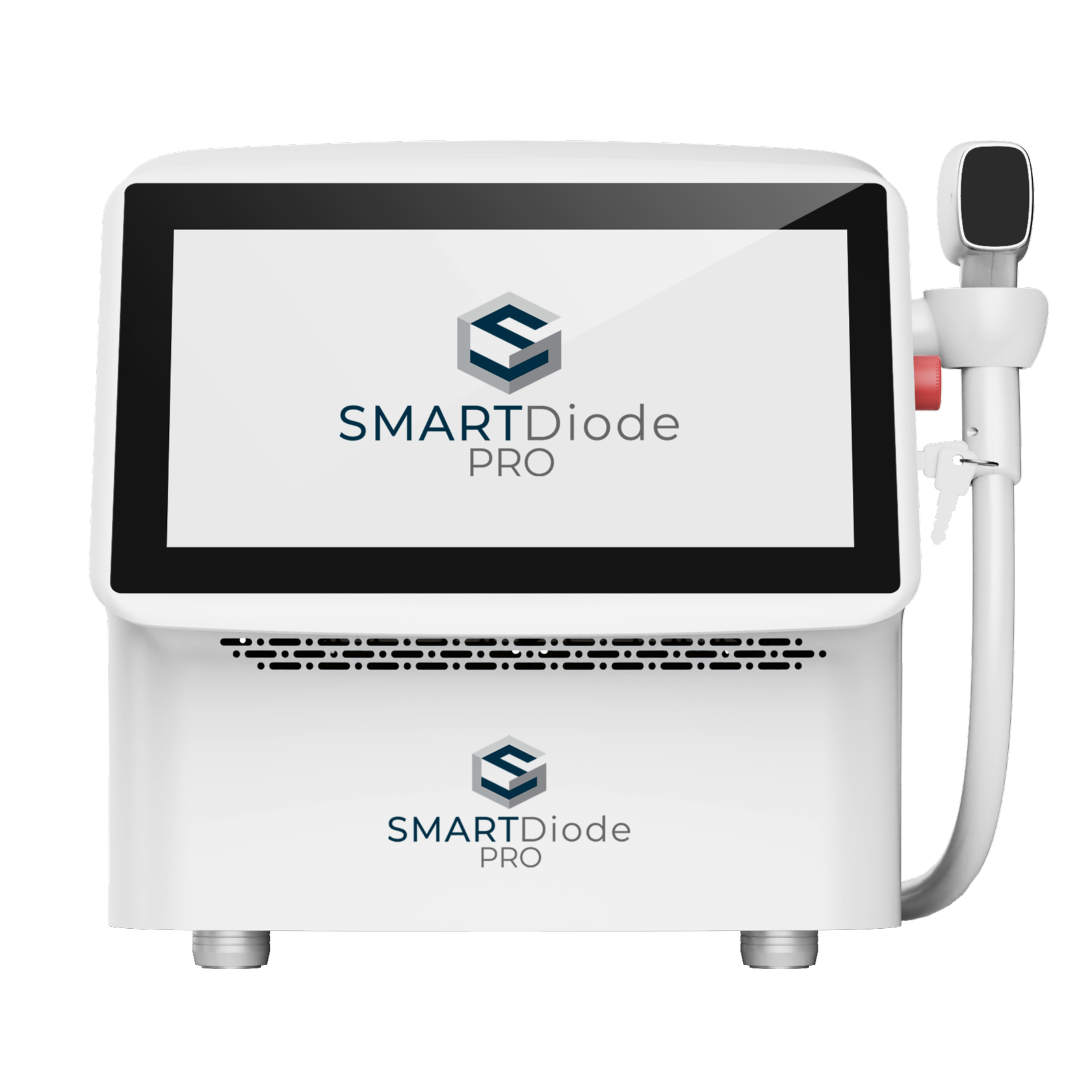 A white device with the word smart on it