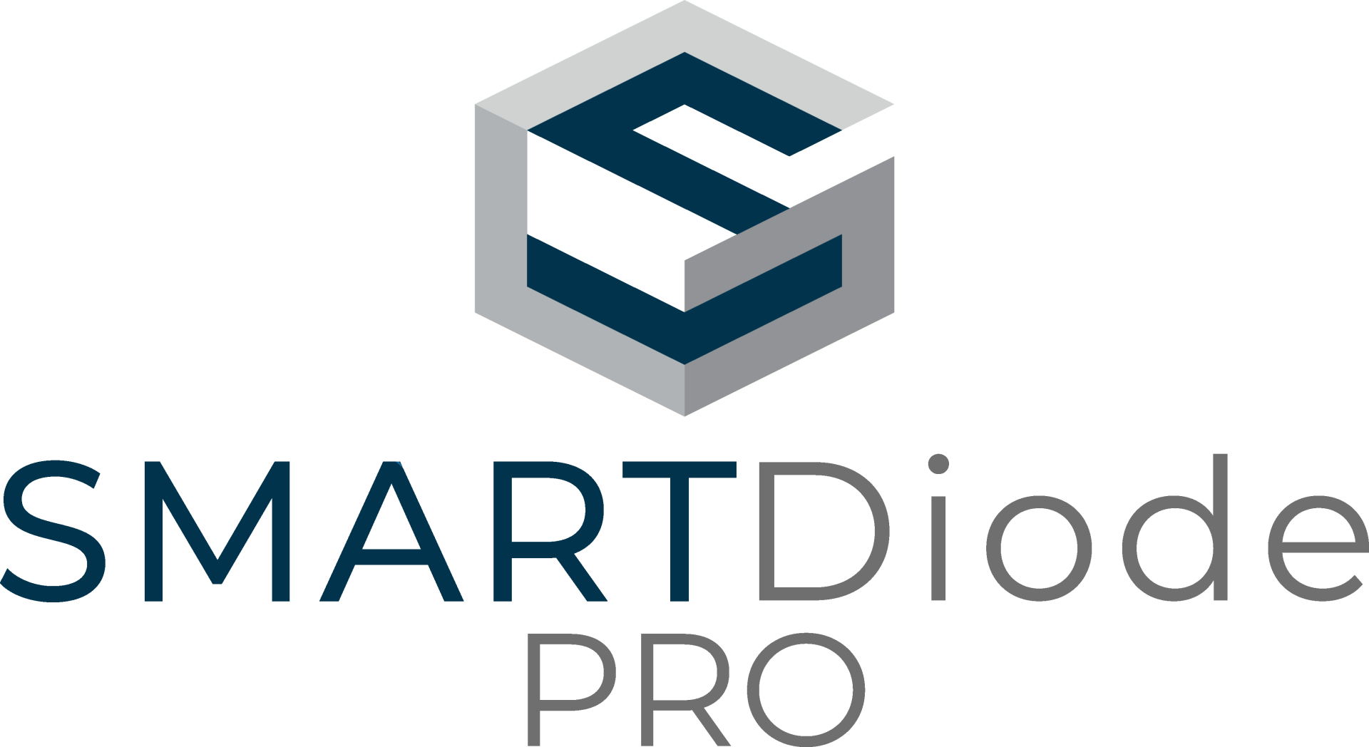 The logo for smartdiode pro is a cube with a letter s on it.