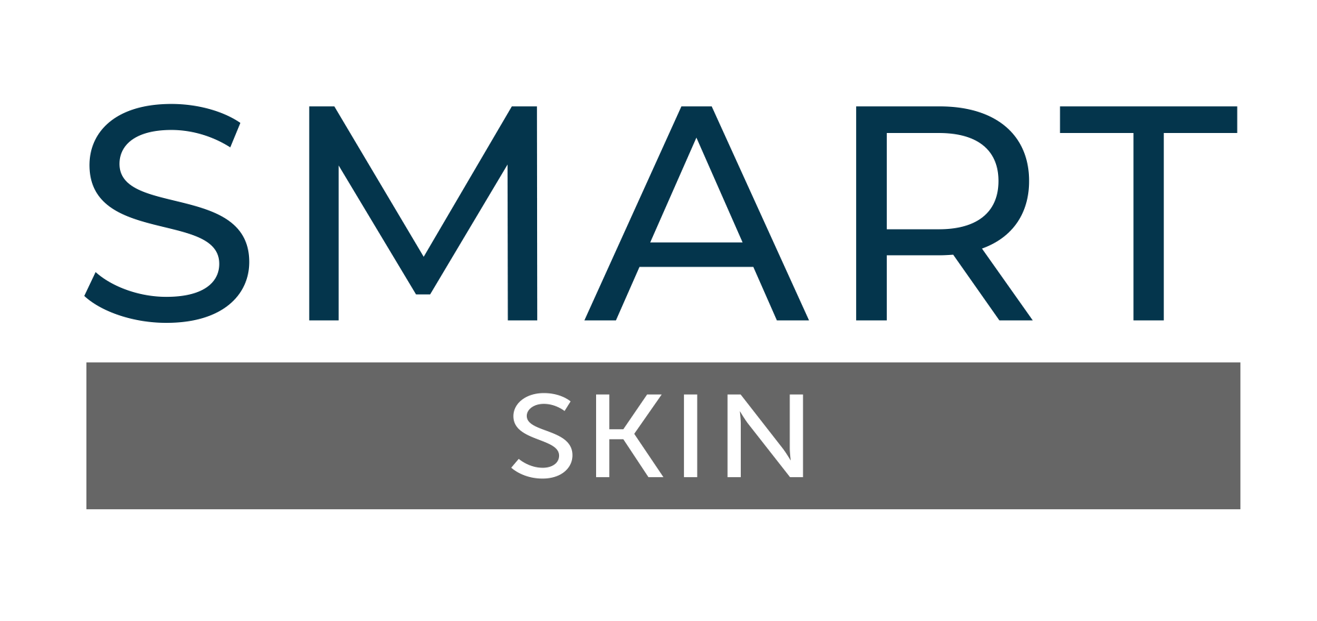 A logo for smart skin is shown on a white background.