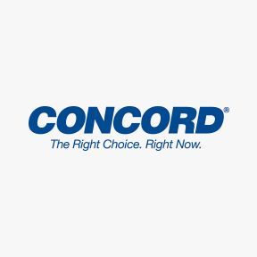 Concord logo in blue text with the tagline 