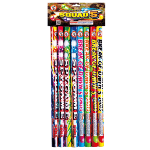 A package of fireworks called squad 5