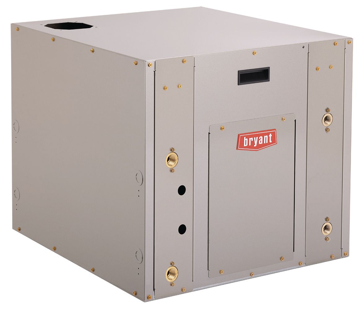 Gray Bryant air handler unit.
