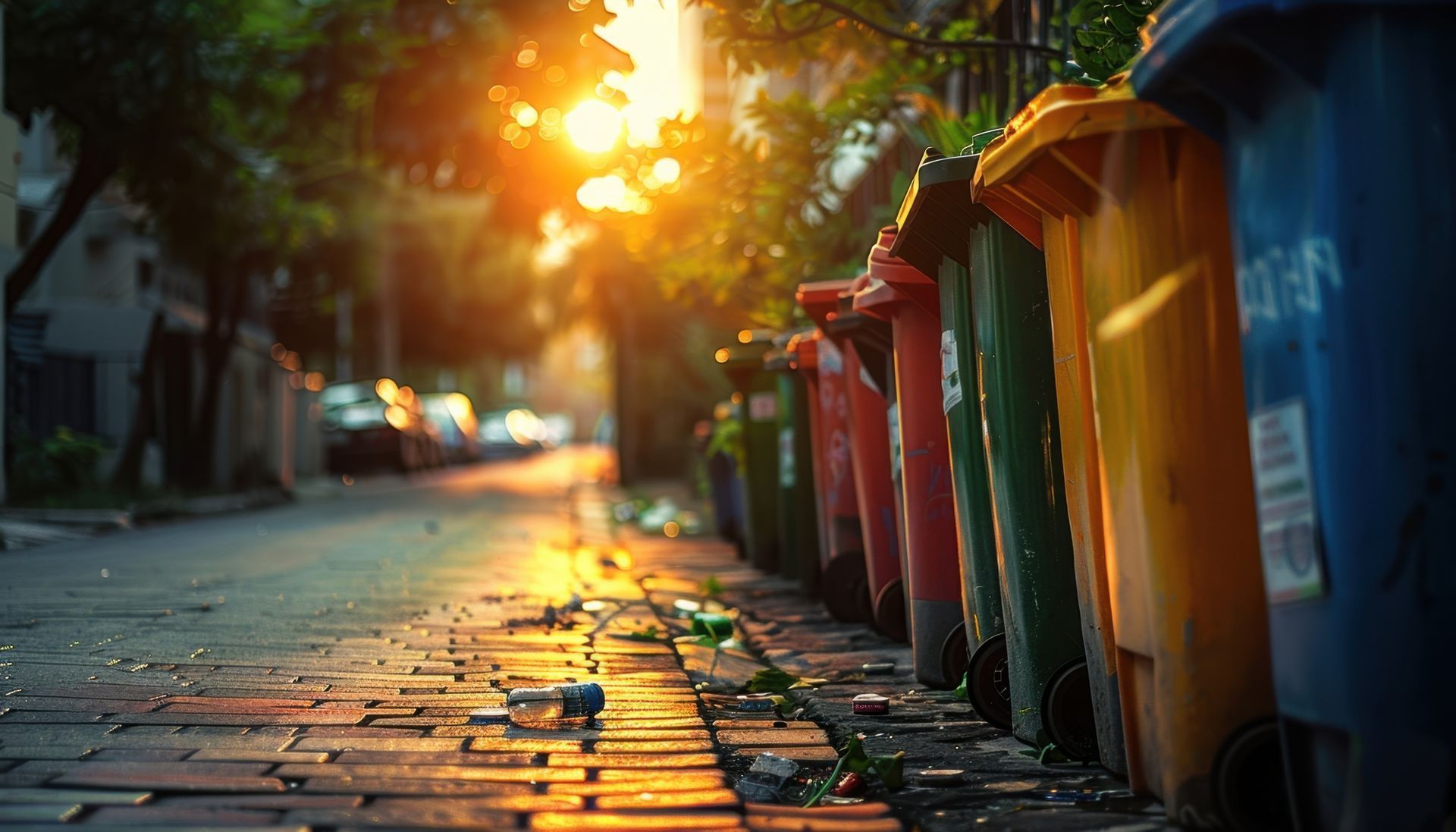 How Bin Tastic Works put cans out at curb