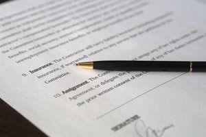 A signed contract
