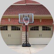 Garage Door Near A Basketball Ring — St. Louis, MO — Edelen Door & Window