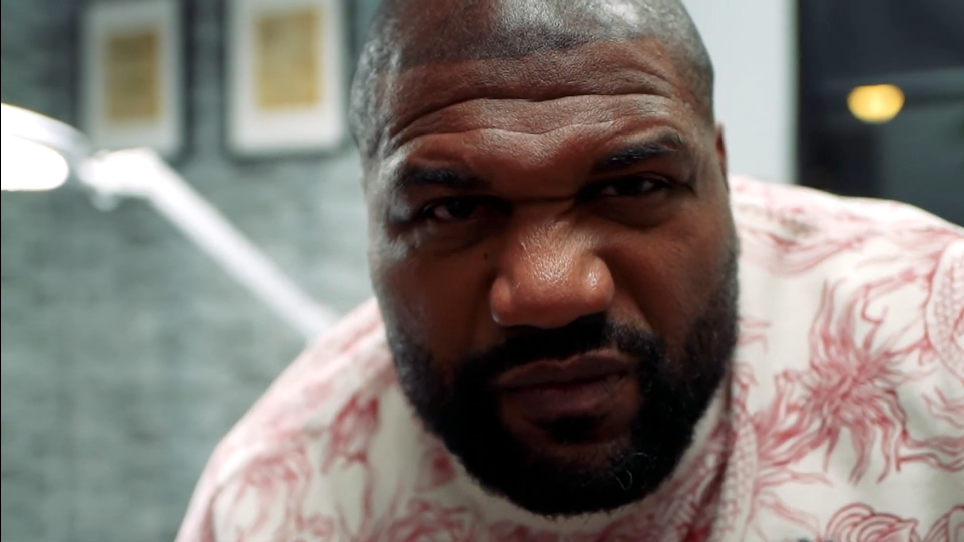 Rampage Jackson stops by SMP INK for scalp micropigmentation