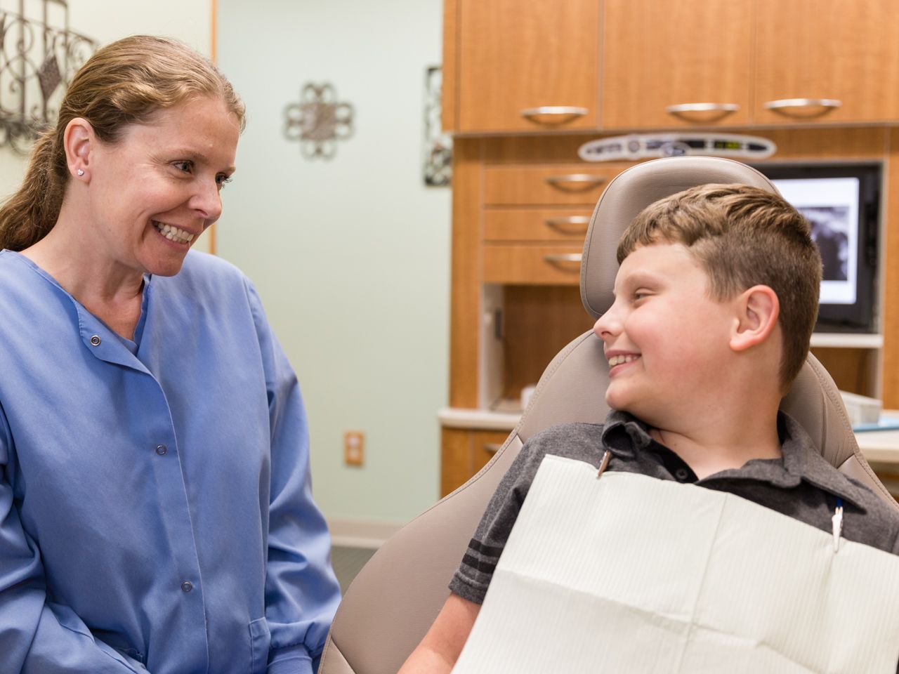 Boy In Dentist - Bellville, OH - Clearfork Family Dentistry