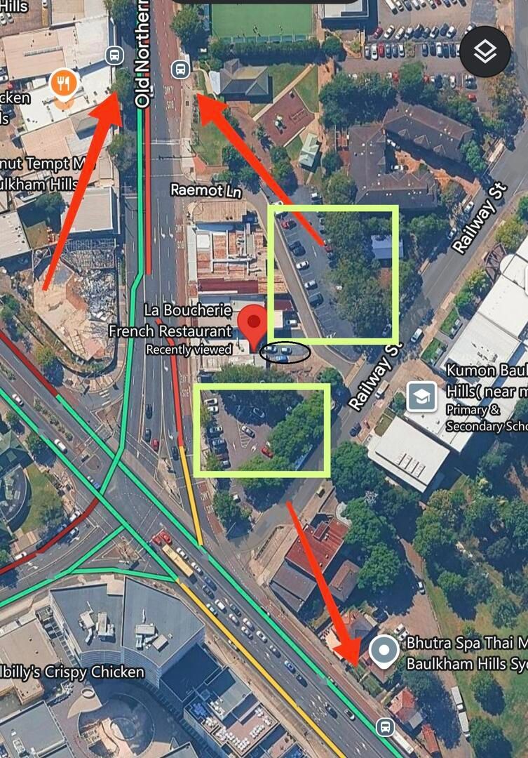 La Boucherie Restaurant with Plenty of Parking Facilities. 
