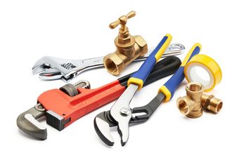 a set of plumbing tools