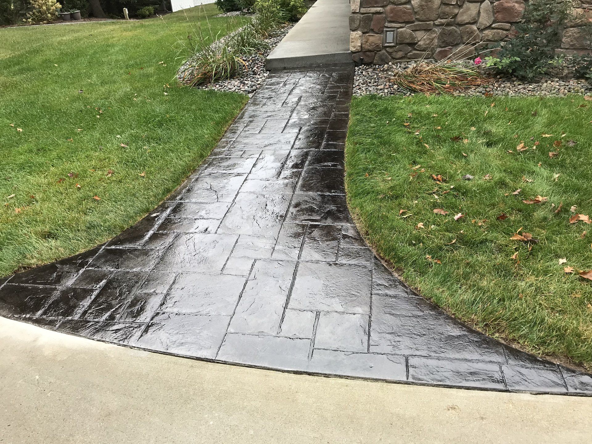 decorative stamped patios in Traverse City, MI