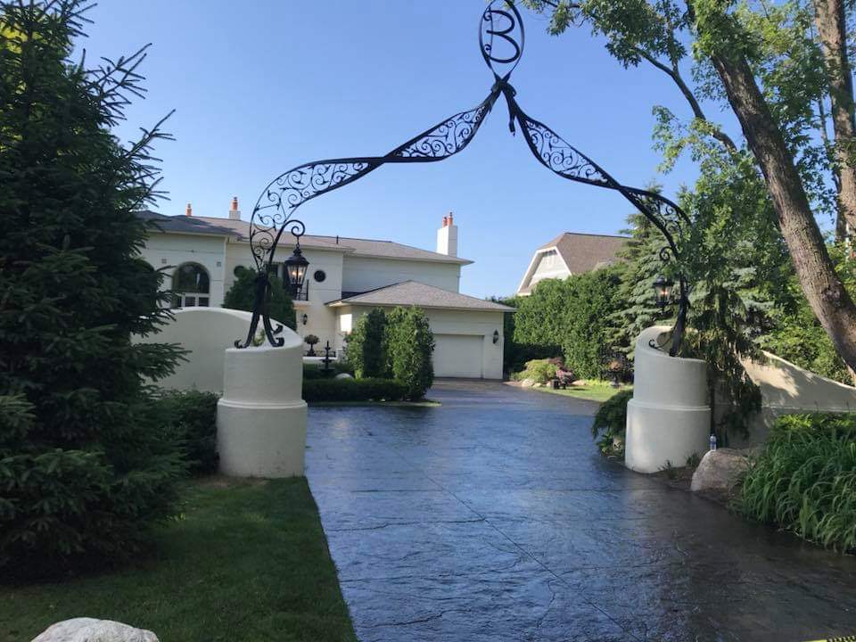 decorative concrete driveways for Traverse City, MI