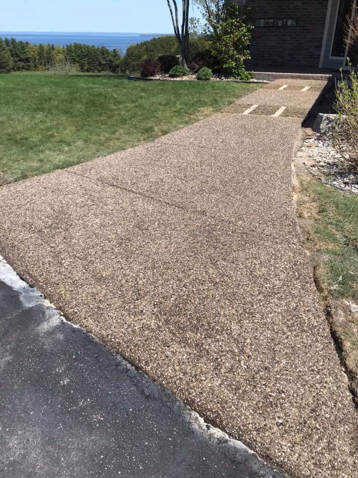 stamped driveways for Traverse City, MI