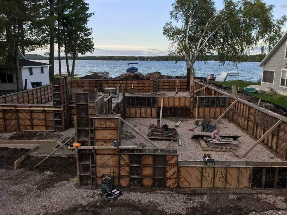 poured wall foundations Traverse City, MI