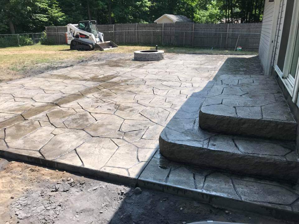 stamped concrete patios Traverse City, MI