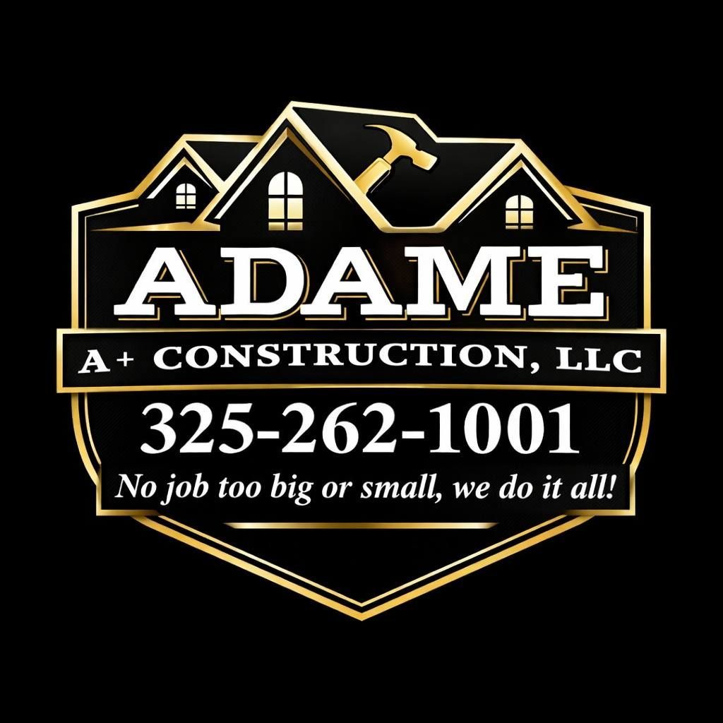 Adame A+ Construction logo