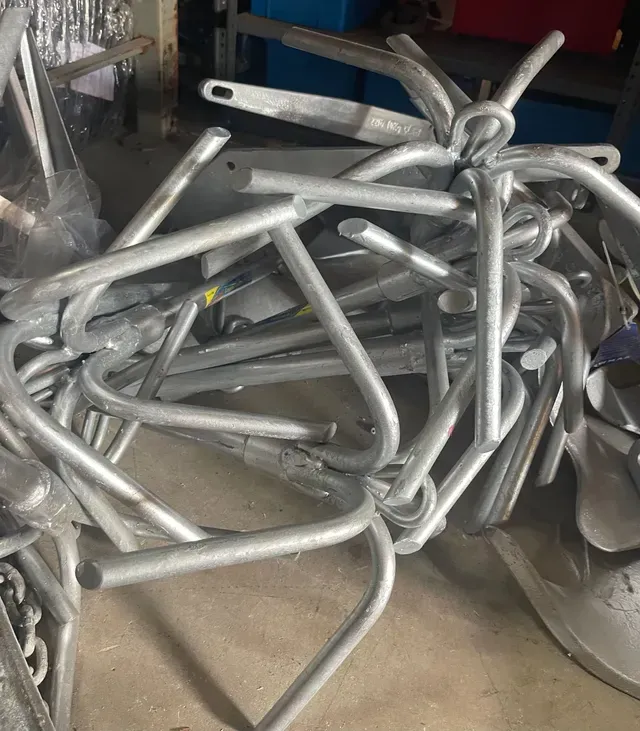 Pile of metal bars