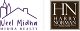 Two logos for neel midha and harry norman realtors
