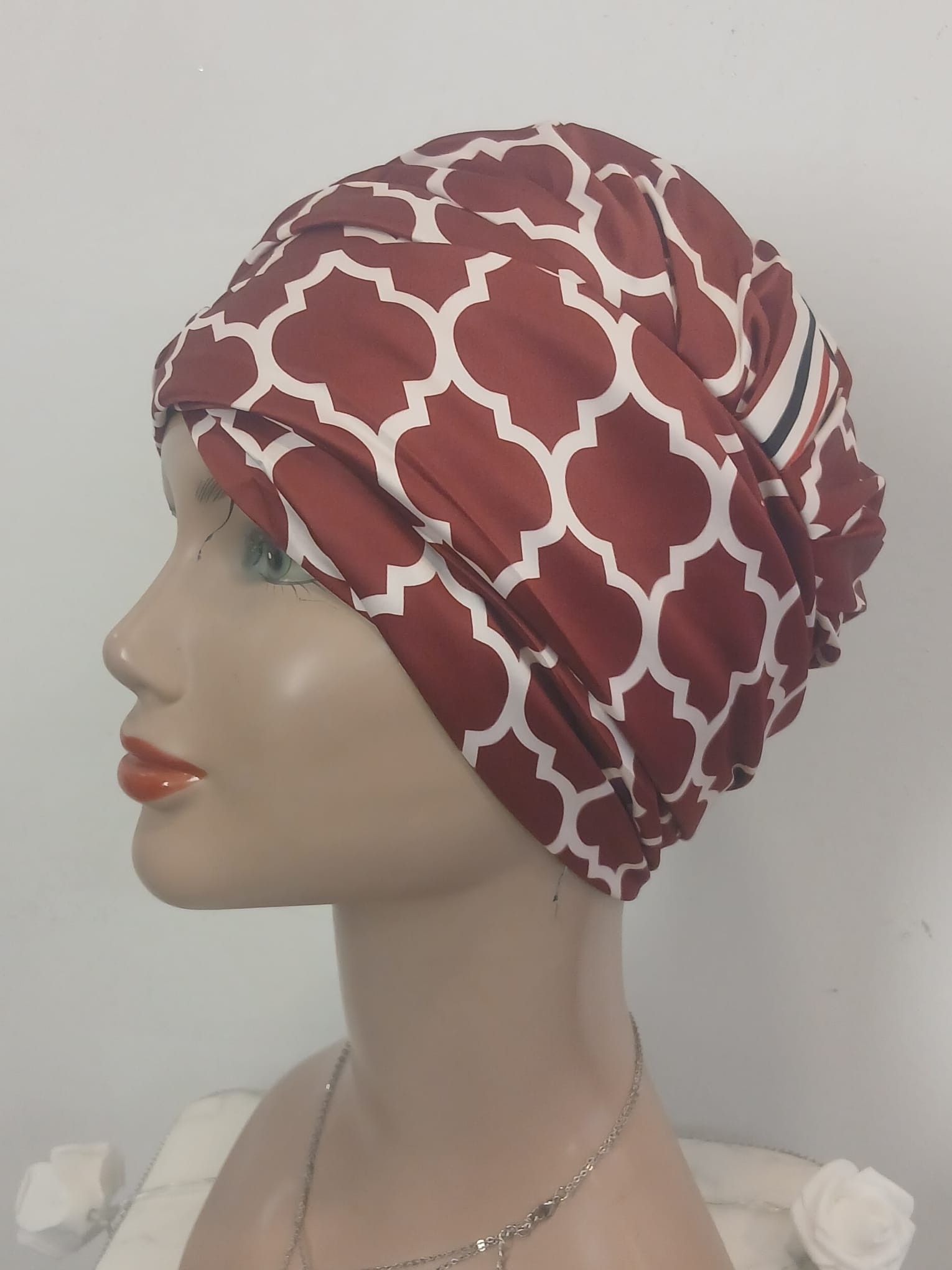 turbanti con fantasia floreale