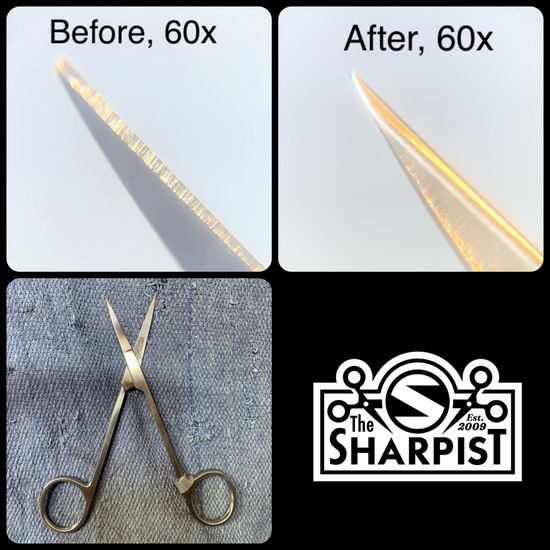 Metzenbaum scissor sharpening, mayo scissor sharpening, tenotomy scissor sharpening,  scissor instrument sharpening, doctor scissor sharpening, surgical pack sharpening, tiny scissor sharpening, small scissor sharpening, surgical instrument repair, surgical scissor repair, bandage scissor sharpening