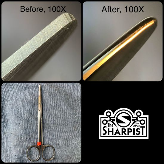 Metzenbaum scissor sharpening, mayo scissor sharpening, tenotomy scissor sharpening,  scissor instrument sharpening, doctor scissor sharpening, surgical pack sharpening, tiny scissor sharpening, small scissor sharpening, surgical instrument repair, surgical scissor repair, bandage scissor sharpening