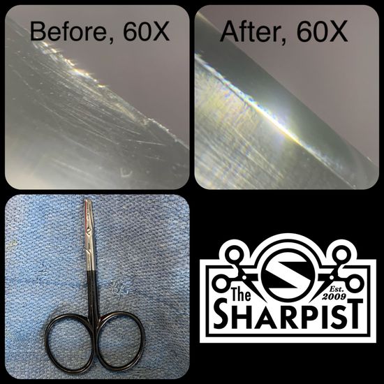 Metzenbaum scissor sharpening, mayo scissor sharpening, tenotomy scissor sharpening,  scissor instrument sharpening, doctor scissor sharpening, surgical pack sharpening, tiny scissor sharpening, small scissor sharpening, surgical instrument repair, surgical scissor repair, bandage scissor sharpening