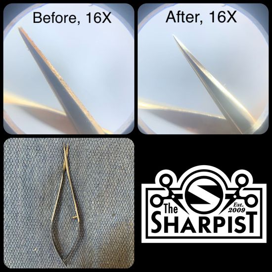 Metzenbaum scissor sharpening, mayo scissor sharpening, tenotomy scissor sharpening,  scissor instrument sharpening, doctor scissor sharpening, surgical pack sharpening, tiny scissor sharpening, small scissor sharpening, surgical instrument repair, surgical scissor repair, bandage scissor sharpening