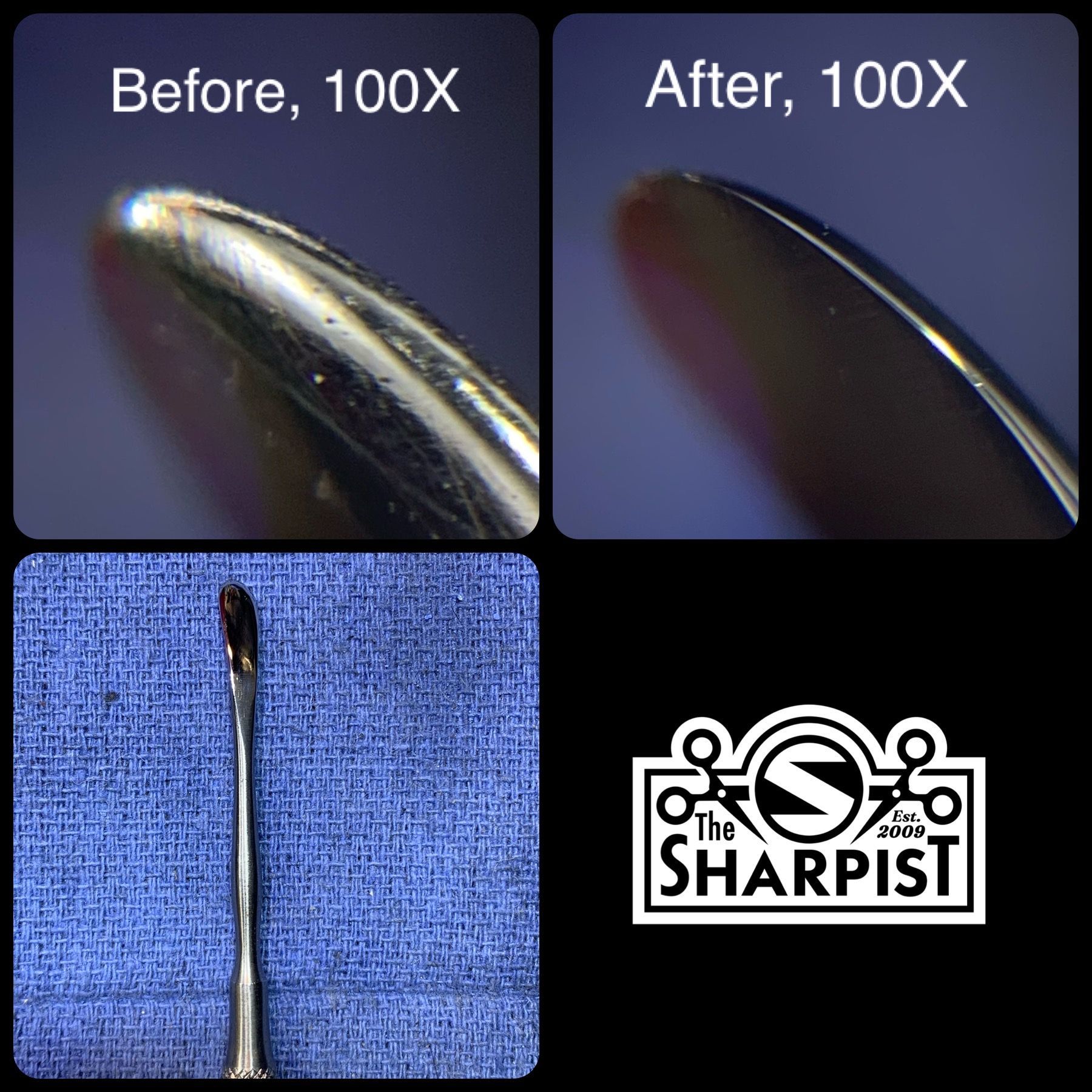 The Sharpist provides surgical instrument sharpening by mail, and offers mobile visits to Denver area surgical centers.